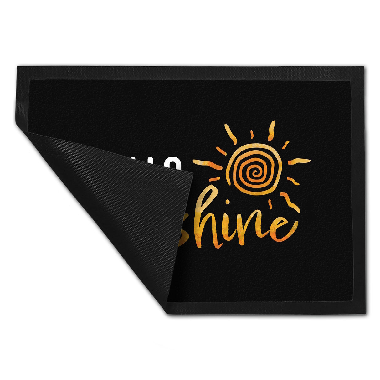Hello sunshine Fußmatte mit strahlender Sonne