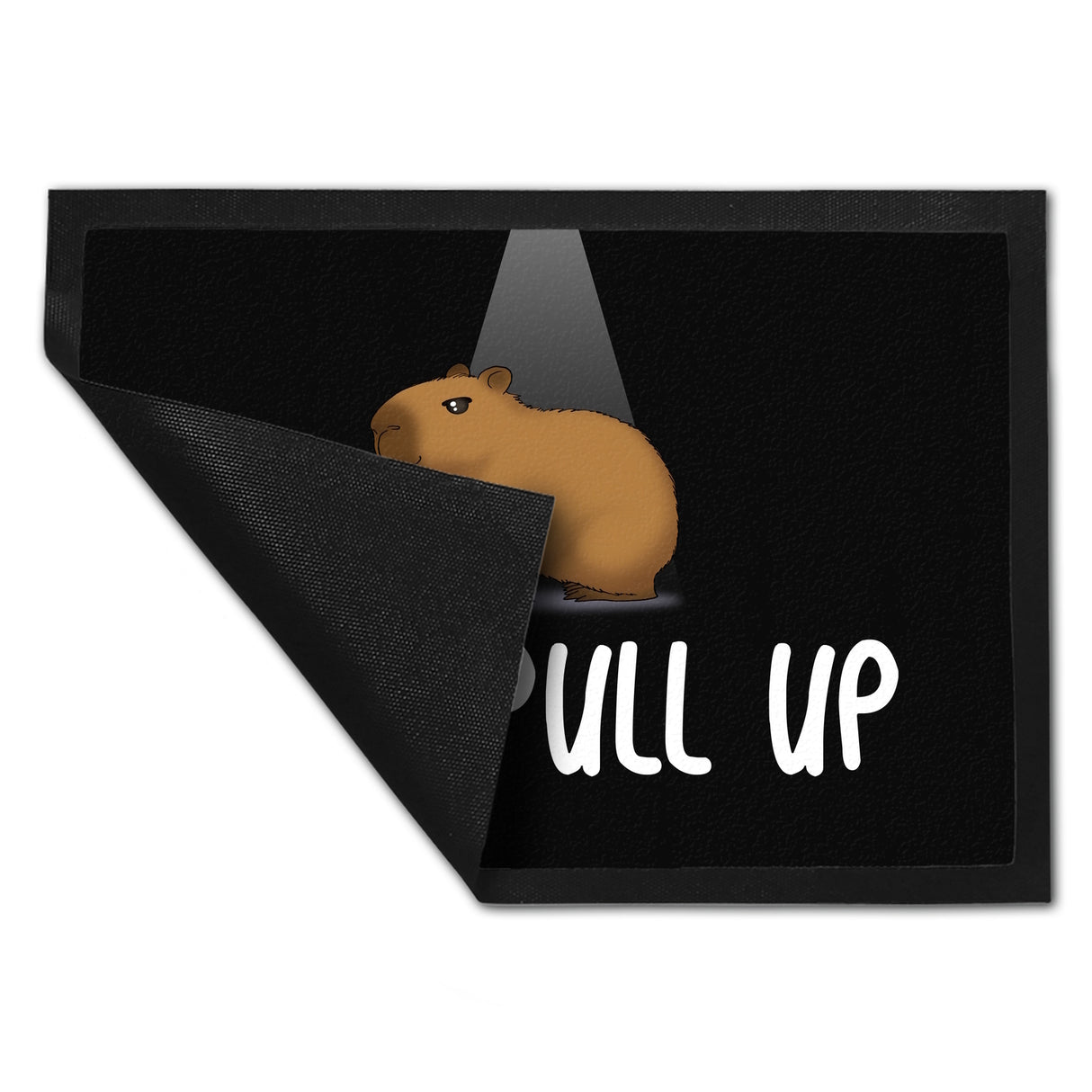 Okay I Pull Up normales Capybara Meme Fußmatte