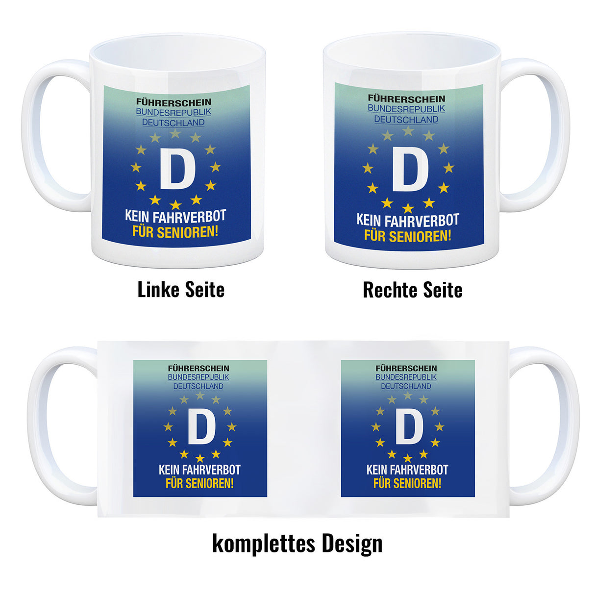 Kein Fahrverbot für Senioren Kaffeebecher