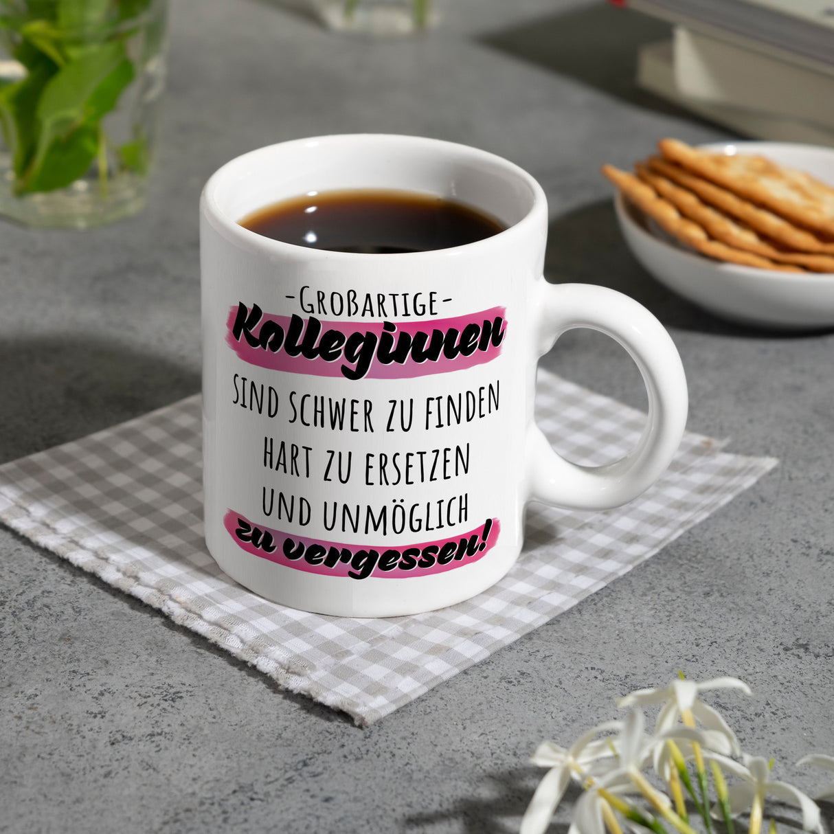 Großartige Kolleginnen sind schwer zu finden Kaffeebecher