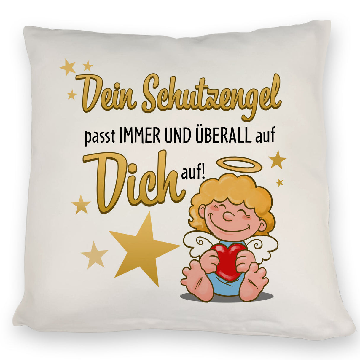Schutzengel Kissen mit Spruch