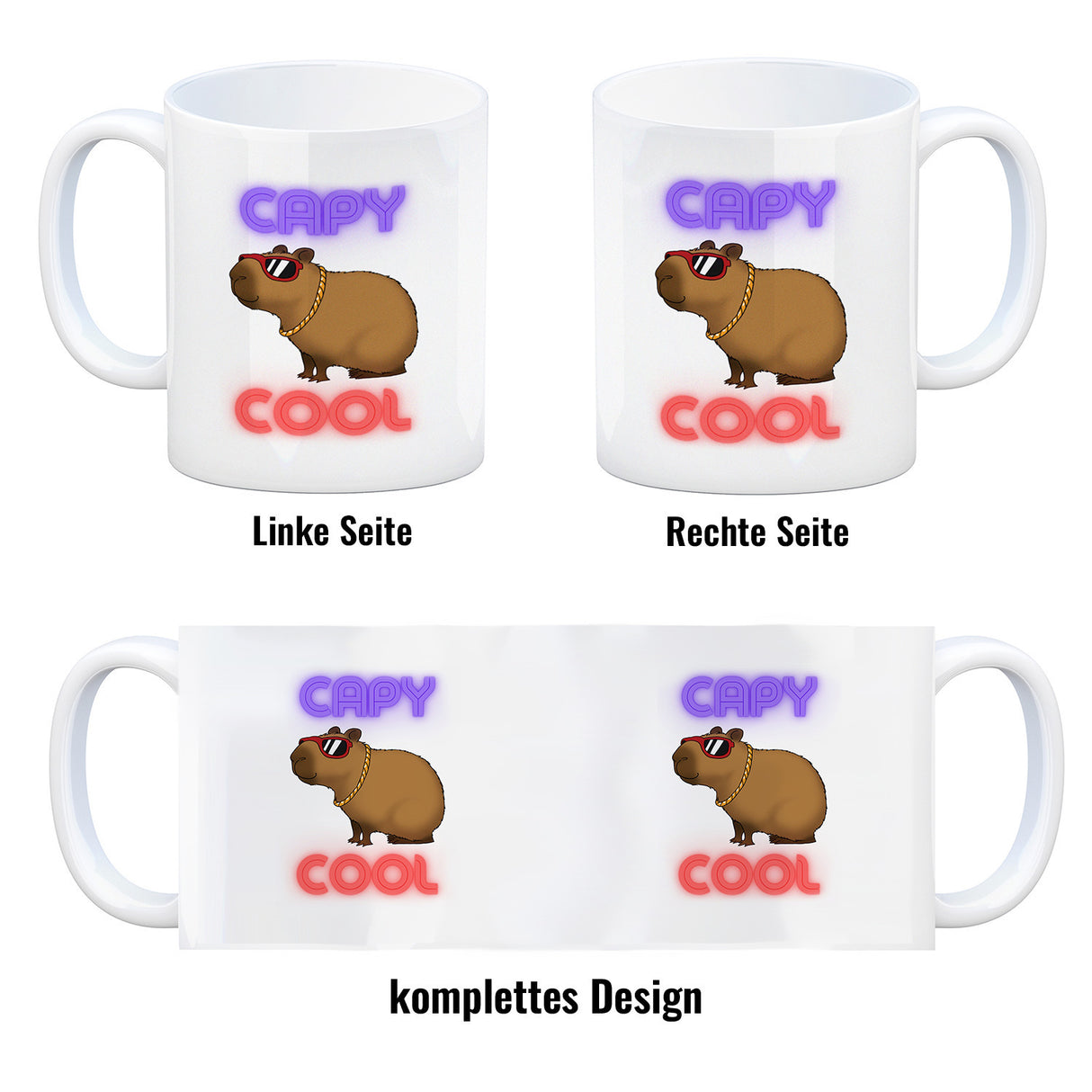 Capy Cool Kaffeebecher mit coolem Capybara