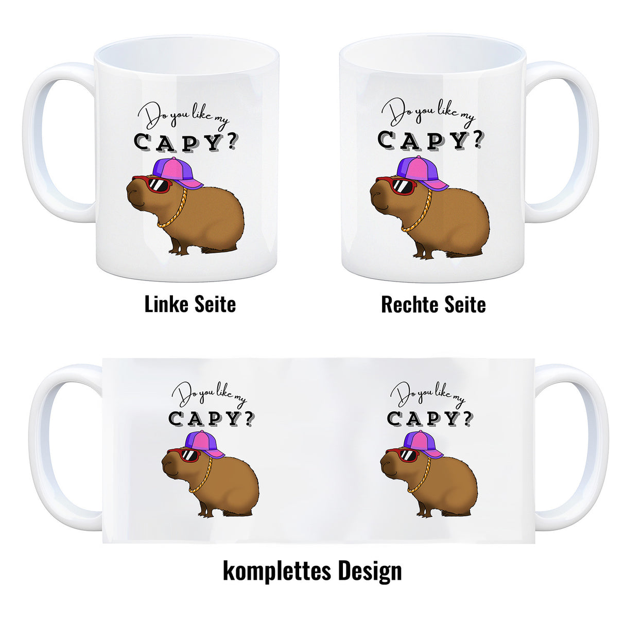 Do you like my Capy? Capybara Kaffeebecher