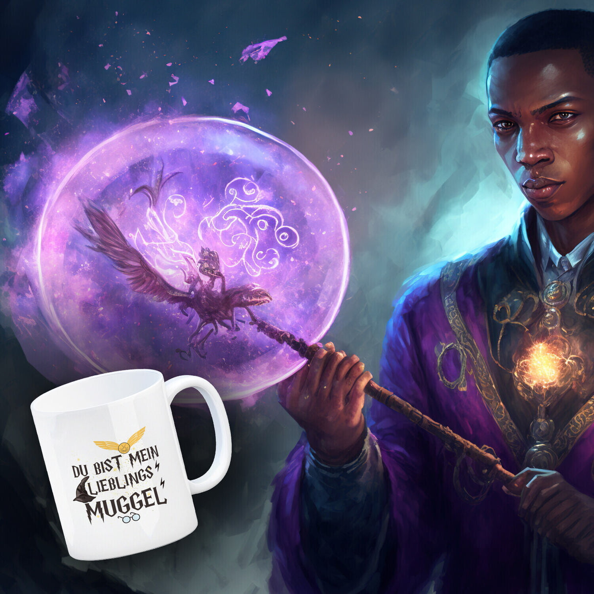 Lieblingsmuggel Kaffeebecher für Zauberschüler und Hexen