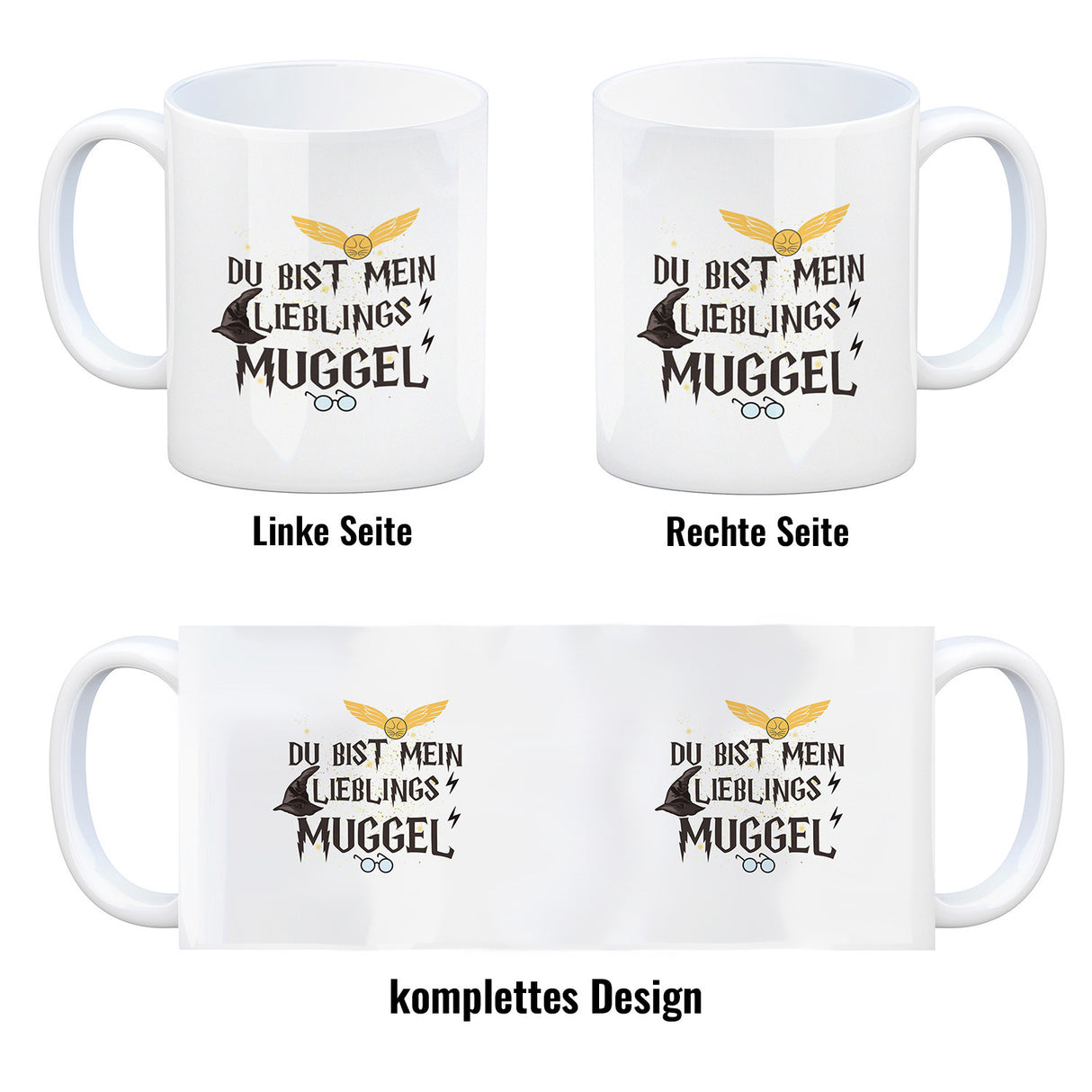 Lieblingsmuggel Kaffeebecher für Zauberschüler und Hexen