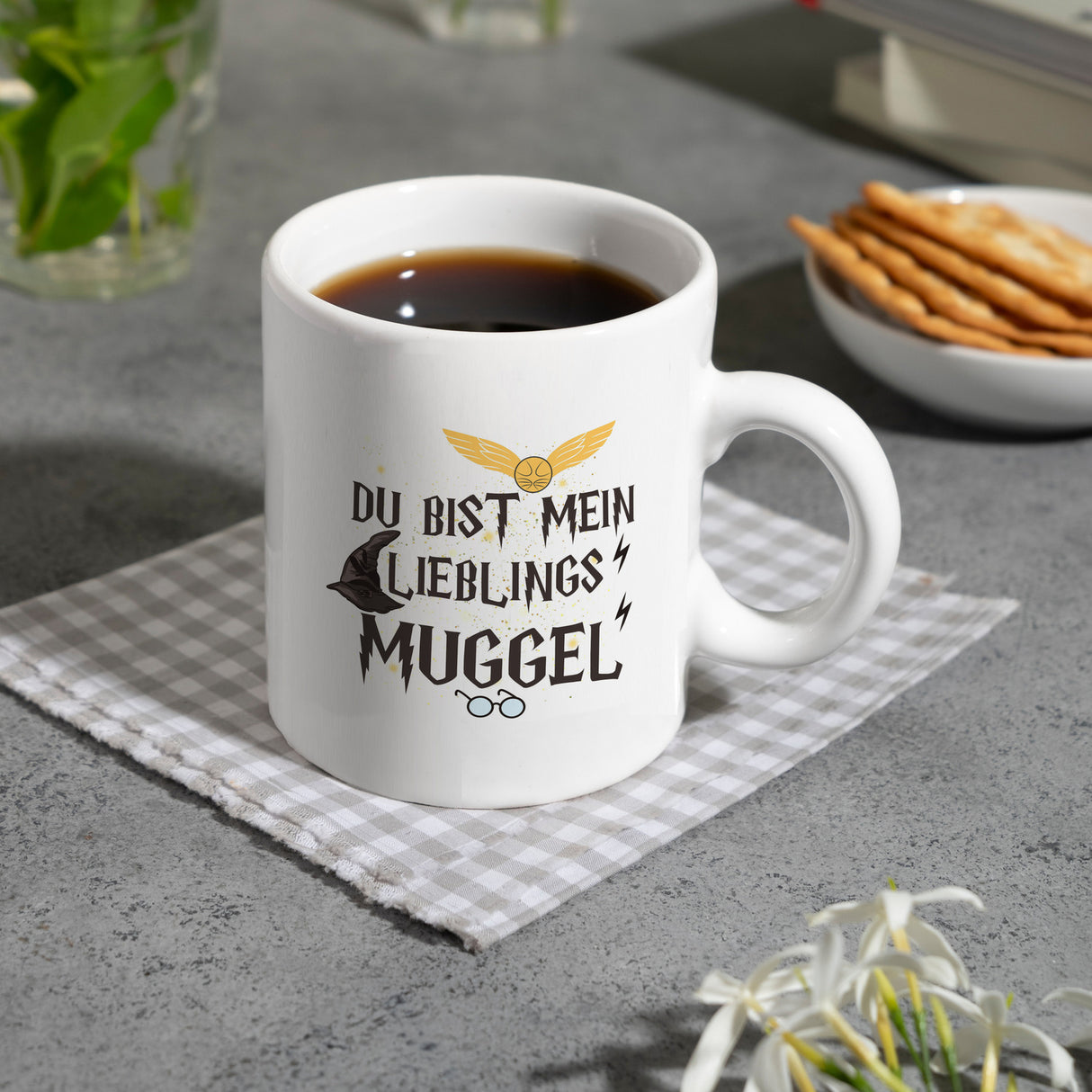 Lieblingsmuggel Kaffeebecher für Zauberschüler und Hexen
