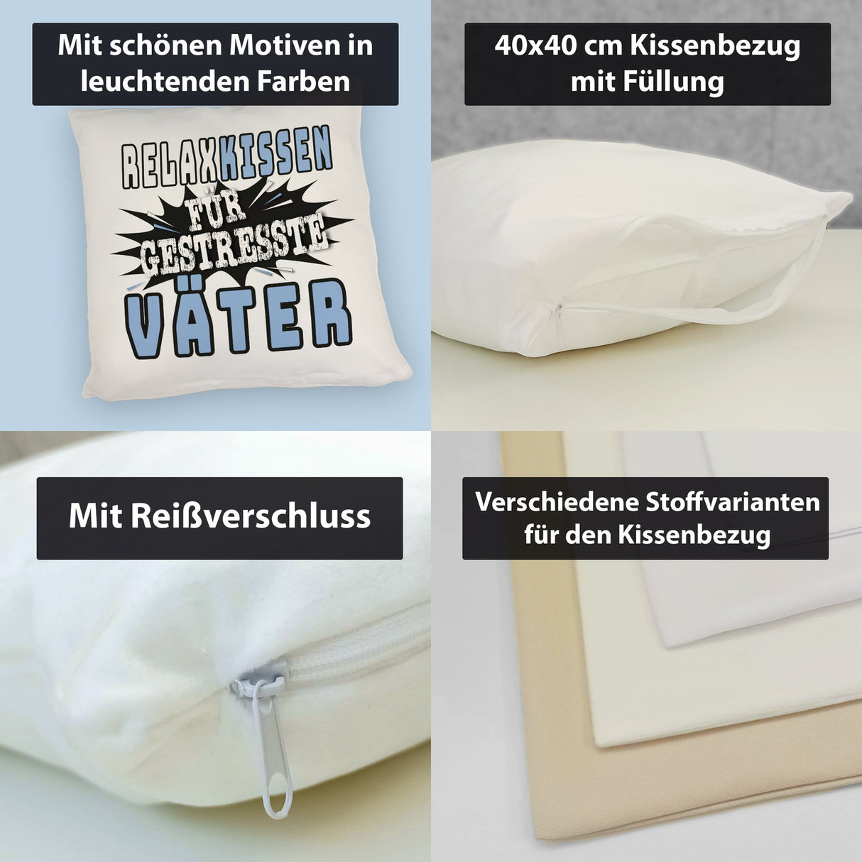 Relax Kissen für gestresste Väter zum Vatertag