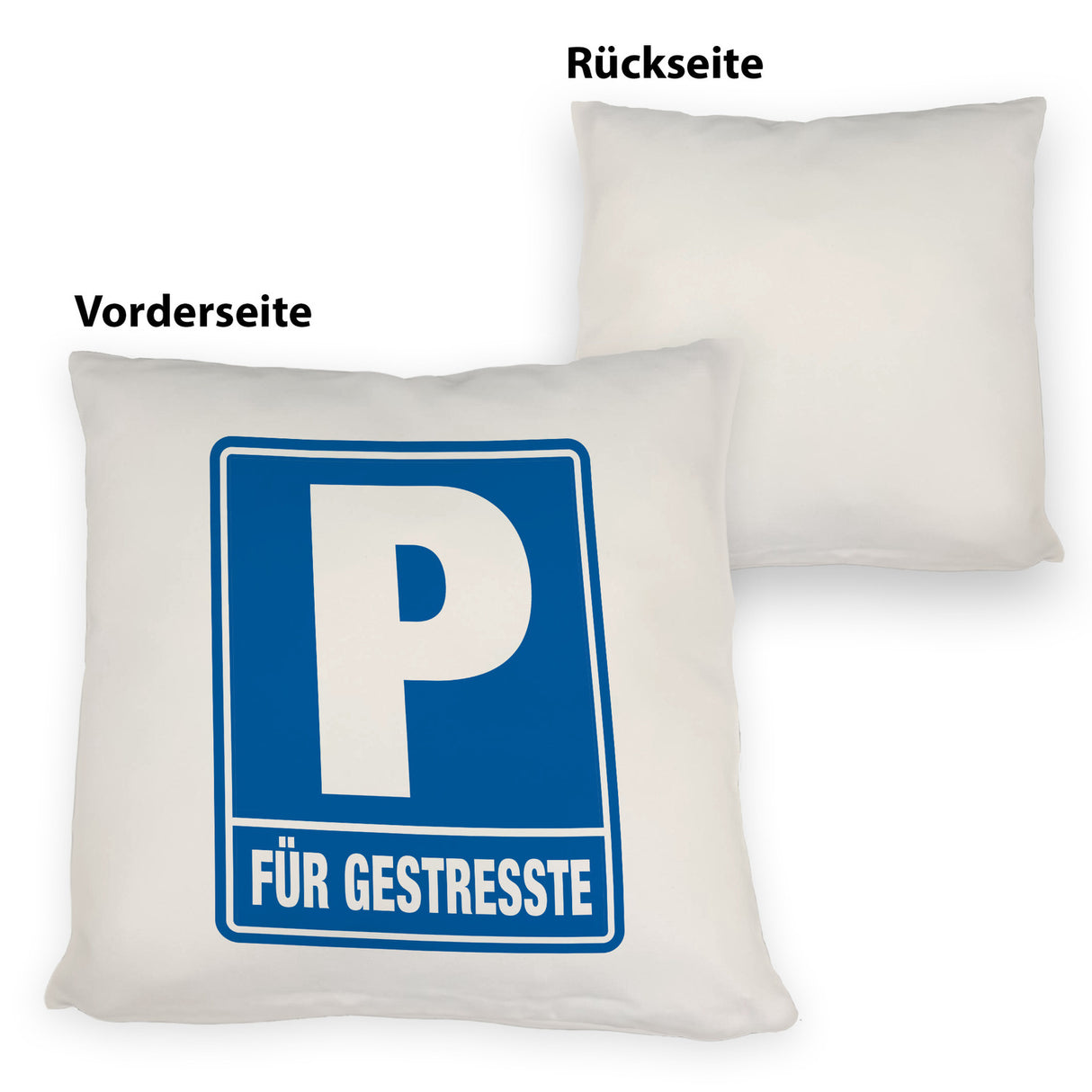 Parkplatz für Gestresste Kissen