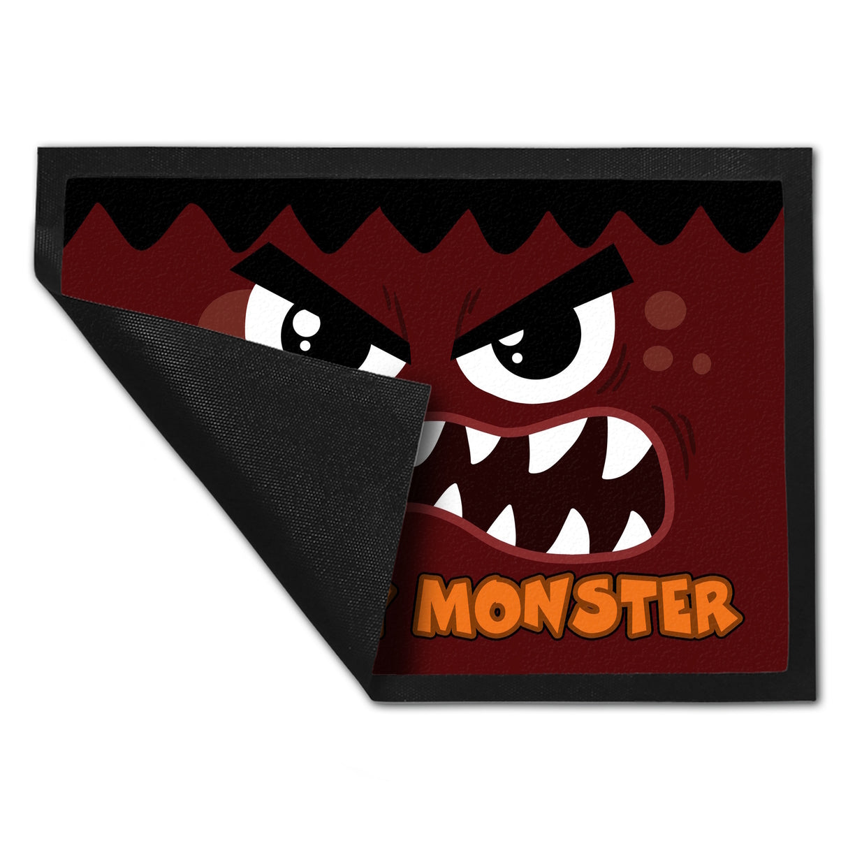 Grumpy Monster Fußmatte in 35x50 cm mit gruseligem Gesicht