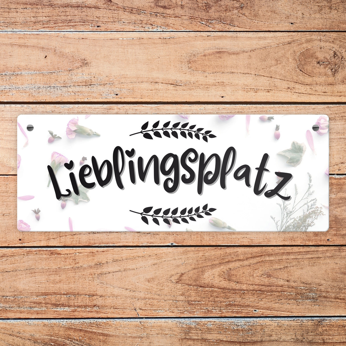 Lieblingsplatz Metallschild