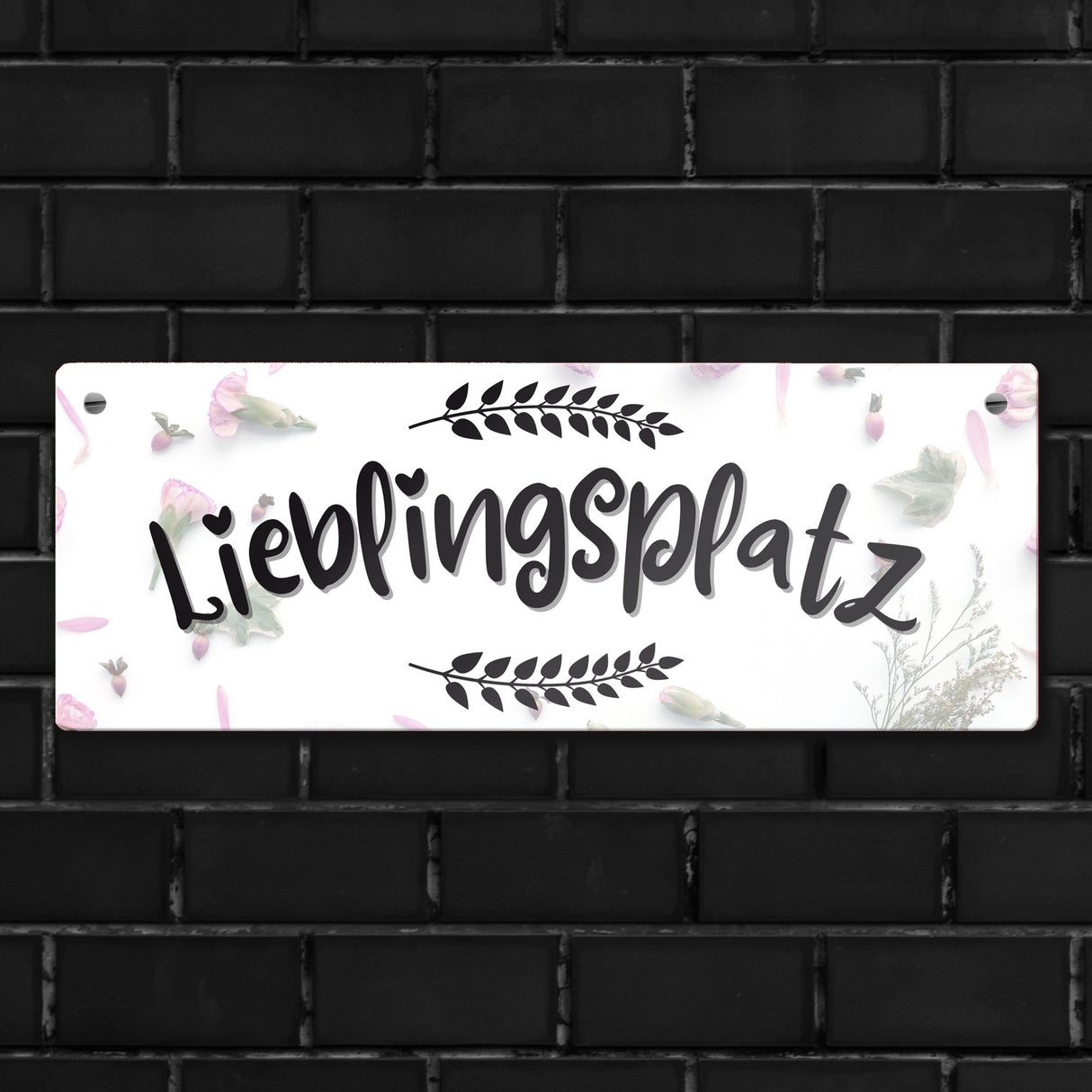 Lieblingsplatz Metallschild