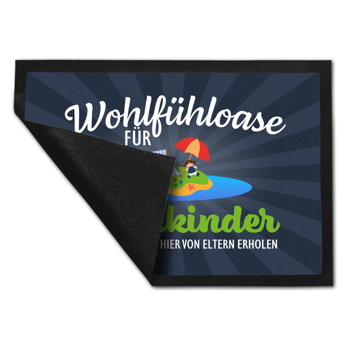 Wohlfühloase für Enkelkinder Fußmatte in 35x50 cm können sich von Eltern erholen