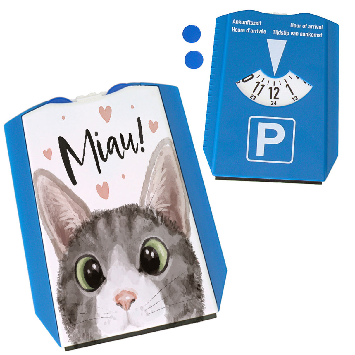 Miau Katze Parkscheibe