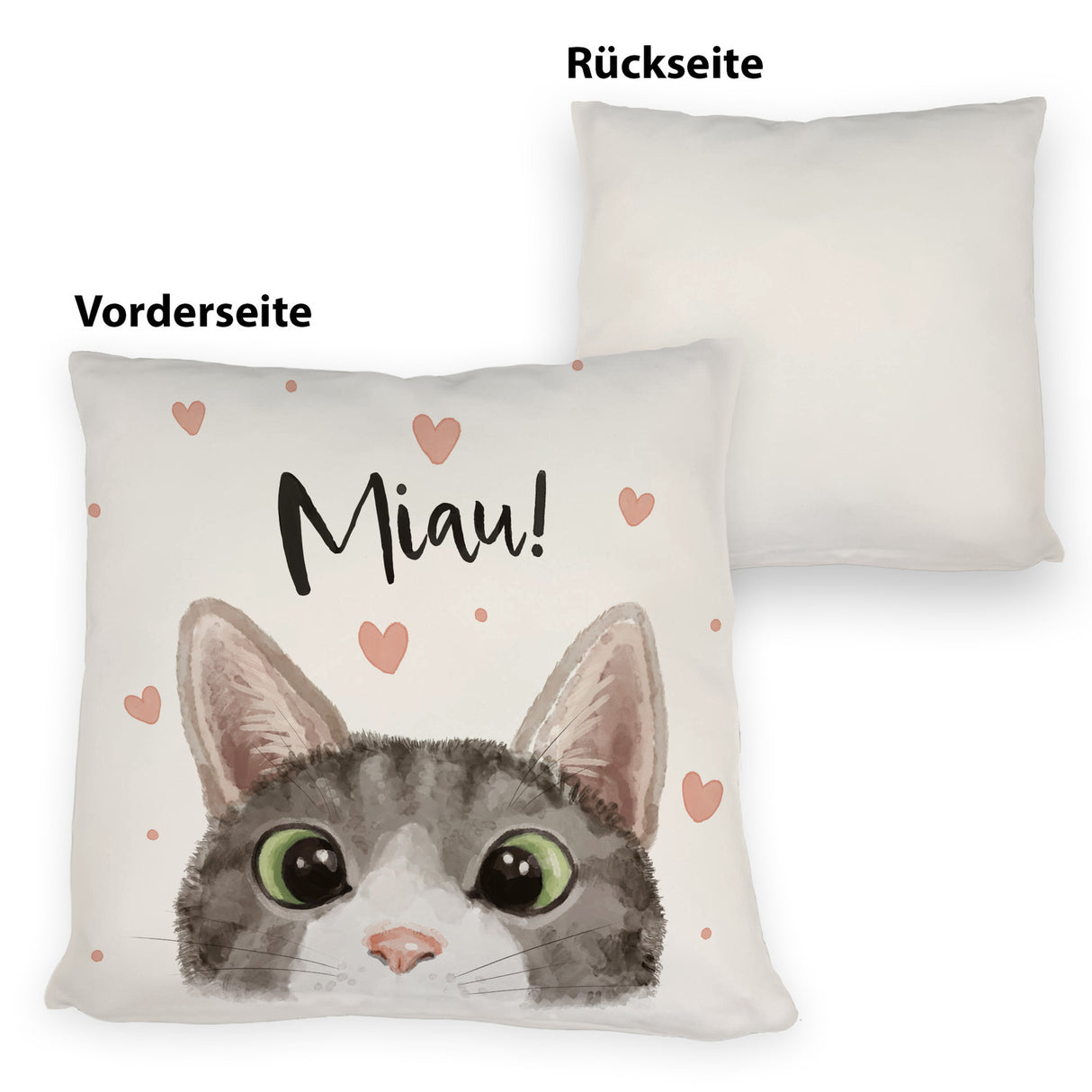 Miau Katze Kissen