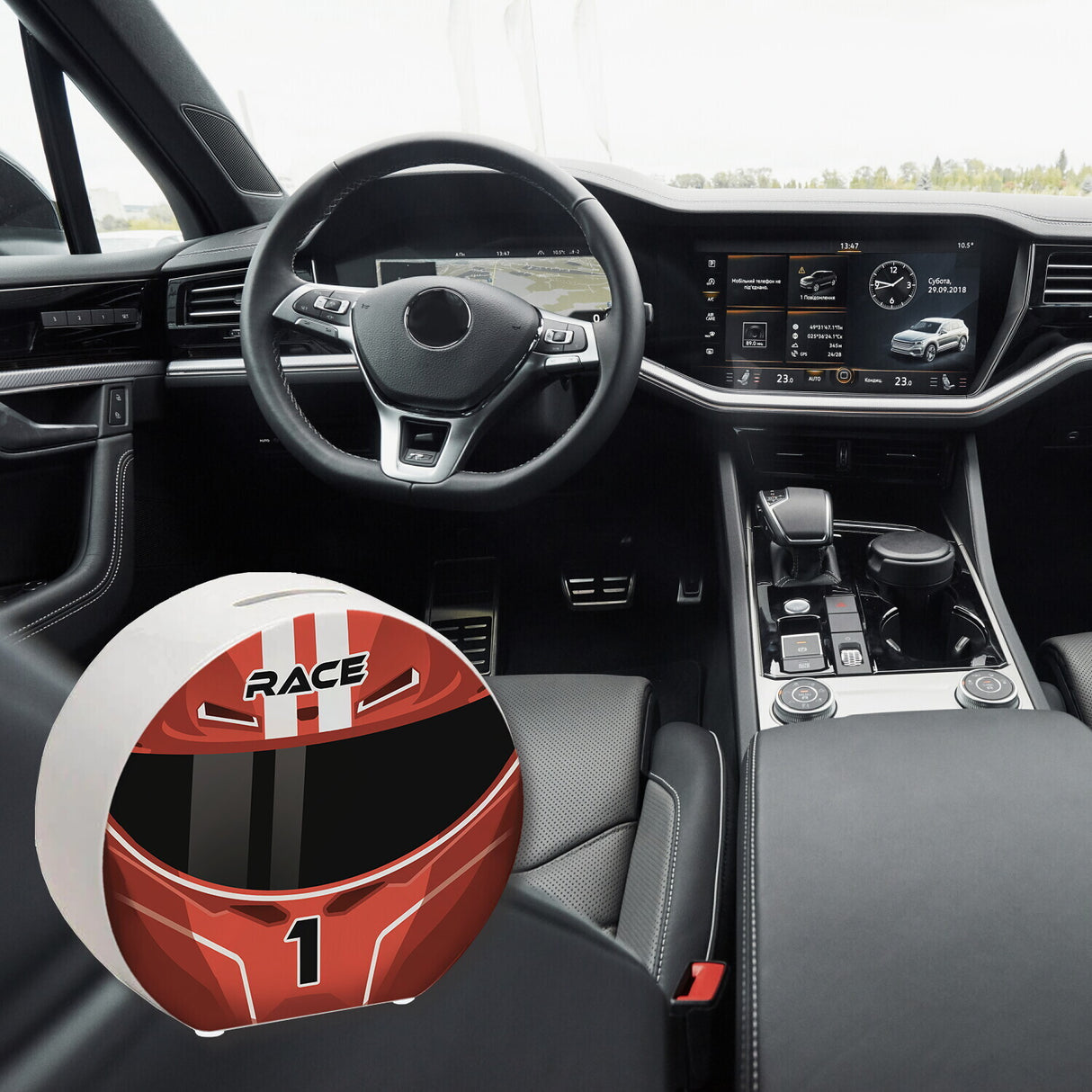 Motorsport-Helm Spardose