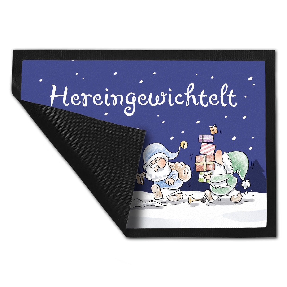 Hereingewichtelt Fußmatte in 35x50 cm mit Spruch