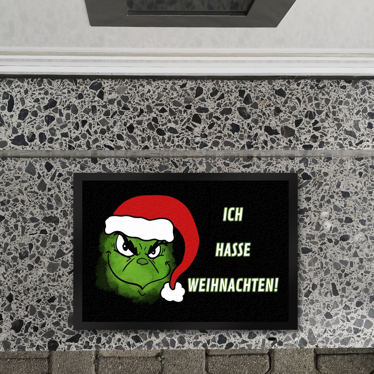 Ich hasse Weihnachten Fußmatte in 35x50 cm mit Spruch
