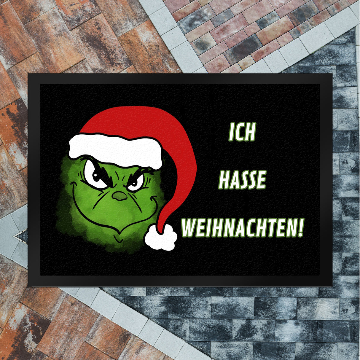 Ich hasse Weihnachten Fußmatte in 35x50 cm mit Spruch