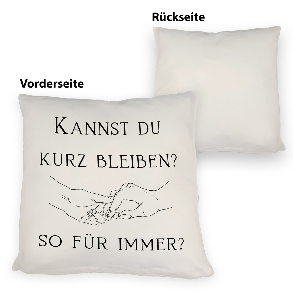 Für immer Kissen mit Spruch