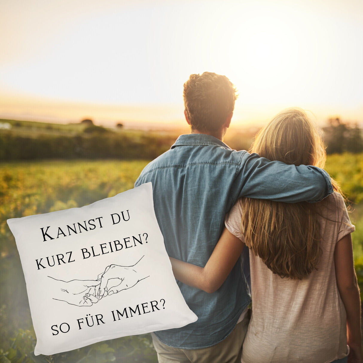 Für immer Kissen mit Spruch