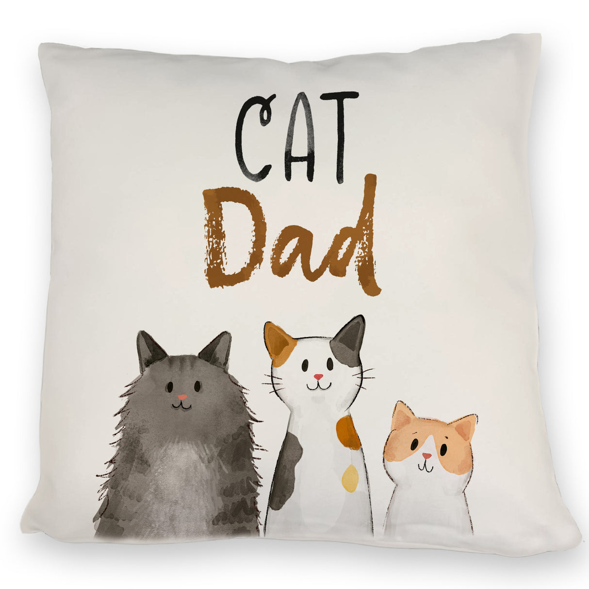 Cat Dad Kissen mit Spruch