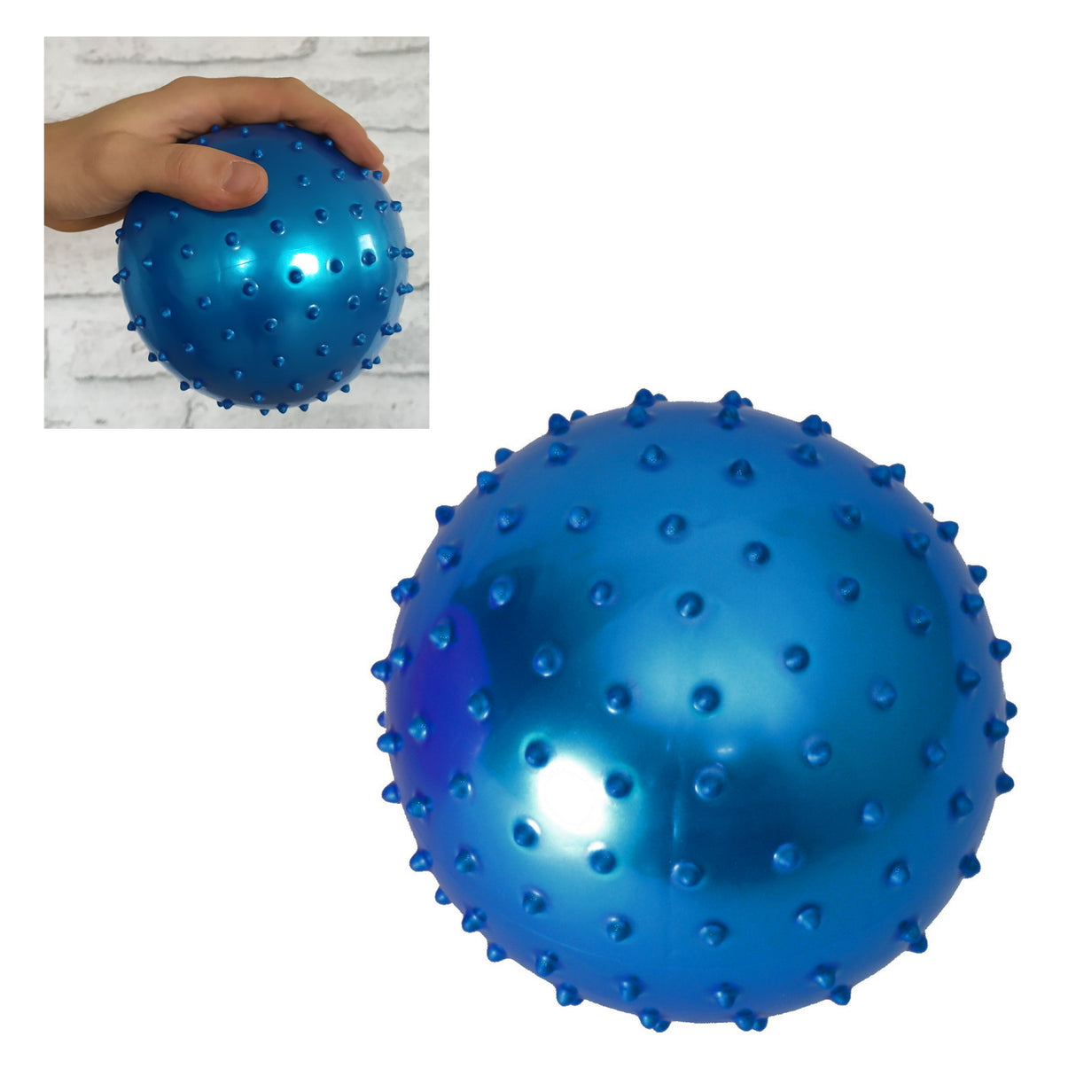 Noppenball in blau