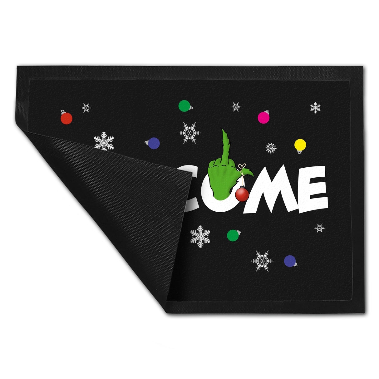 Welcome Fußmatte in 35x50 cm mit Spruch im Winterlook