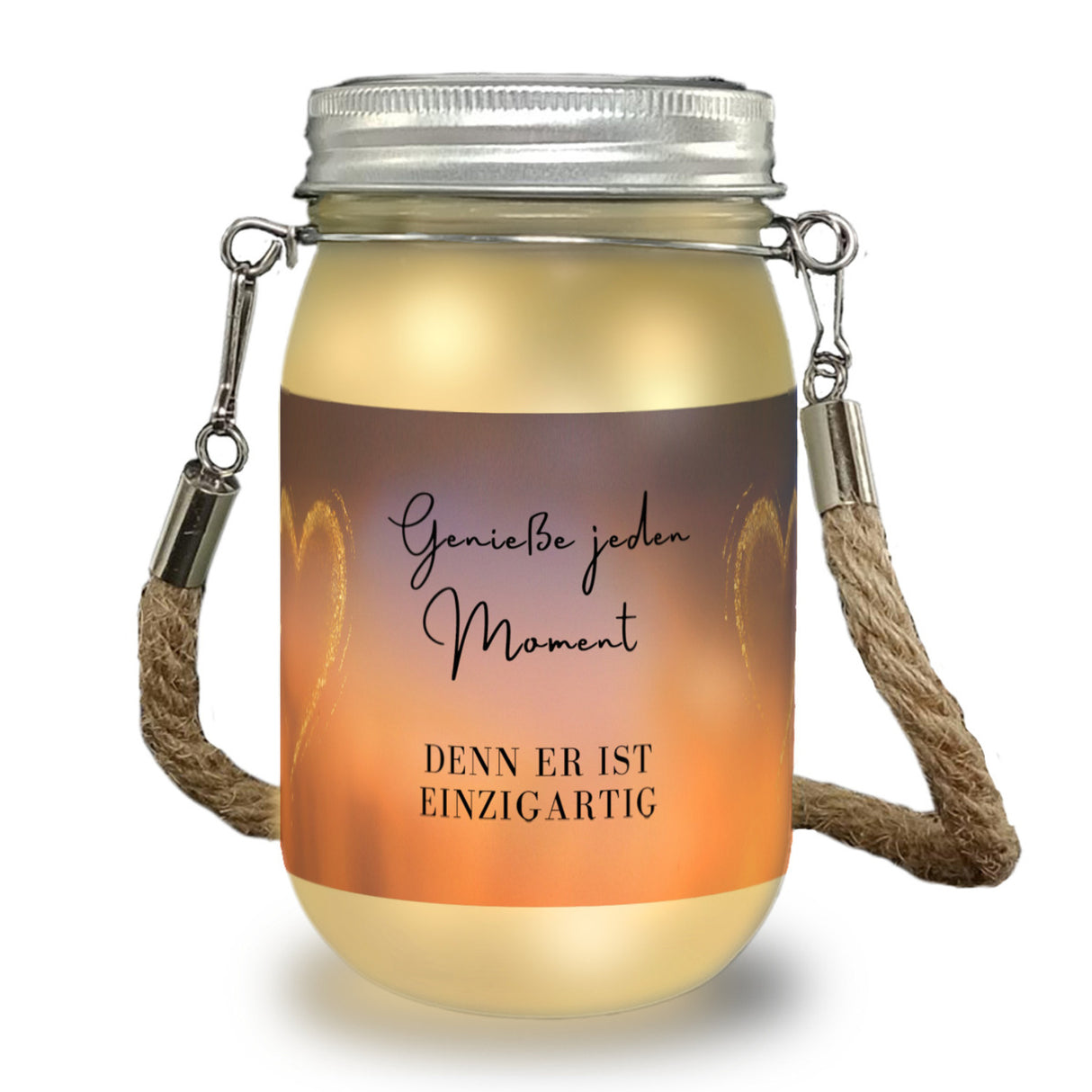 Genieße jeden Moment Solarlicht Denn er ist einzigartig