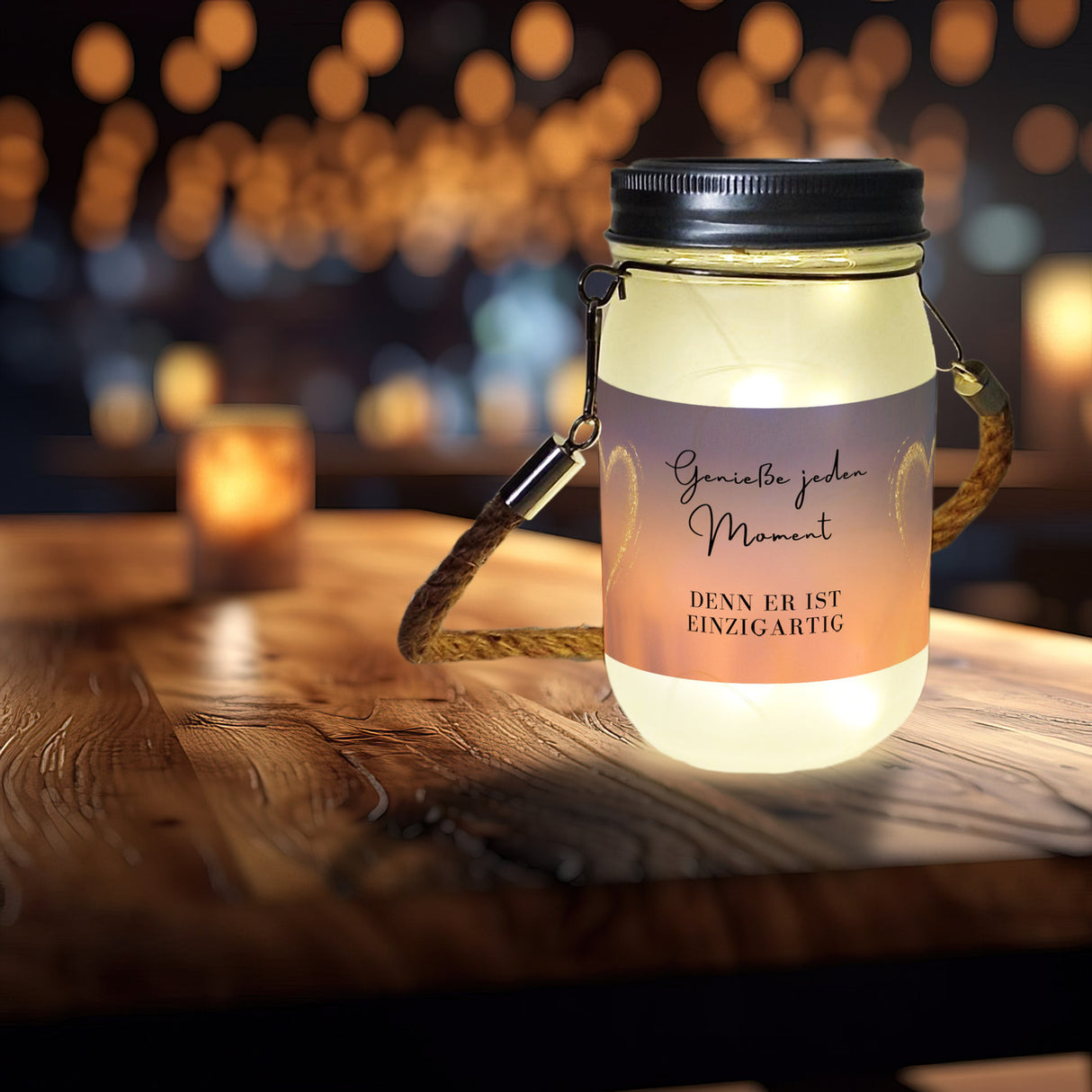 Genieße jeden Moment Solarlicht Denn er ist einzigartig