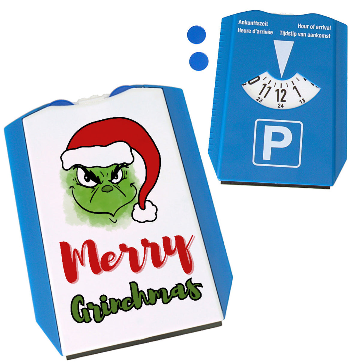Merry Grinchmas Weihnachtsmuffel Parkscheibe