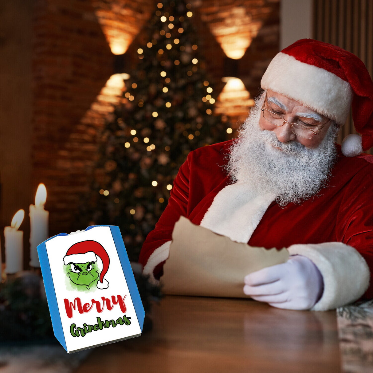 Merry Grinchmas Weihnachtsmuffel Parkscheibe