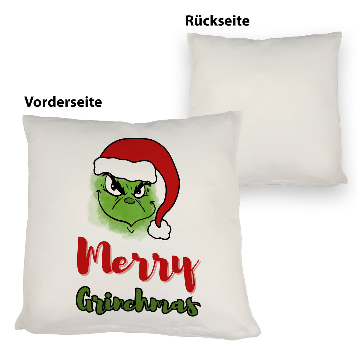 Merry Grinchmas Weihnachtsmuffel Kissen