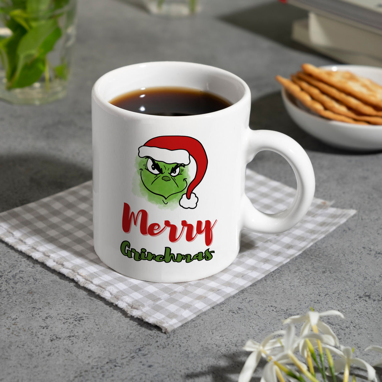 Merry Grinchmas Weihnachtsmuffel Kaffeebecher