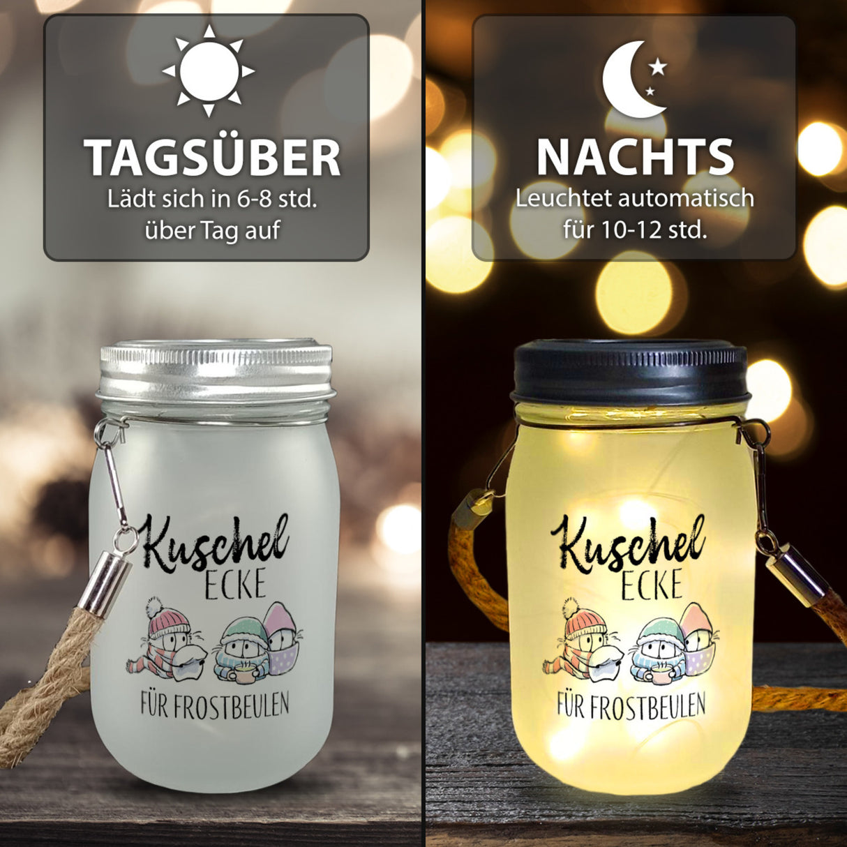 Kuschelecke für Frostbeulen Solarlicht