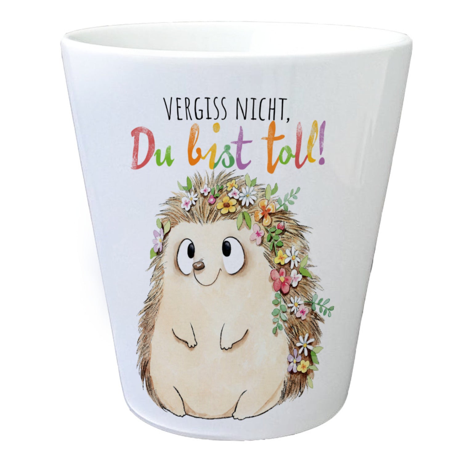 Gelive Igel Keramik Blumentopf Mit Untersetzer – Süßer Sukkulententopf, 13x8,9x8,6 Cm, Für Fensterbank & Deko