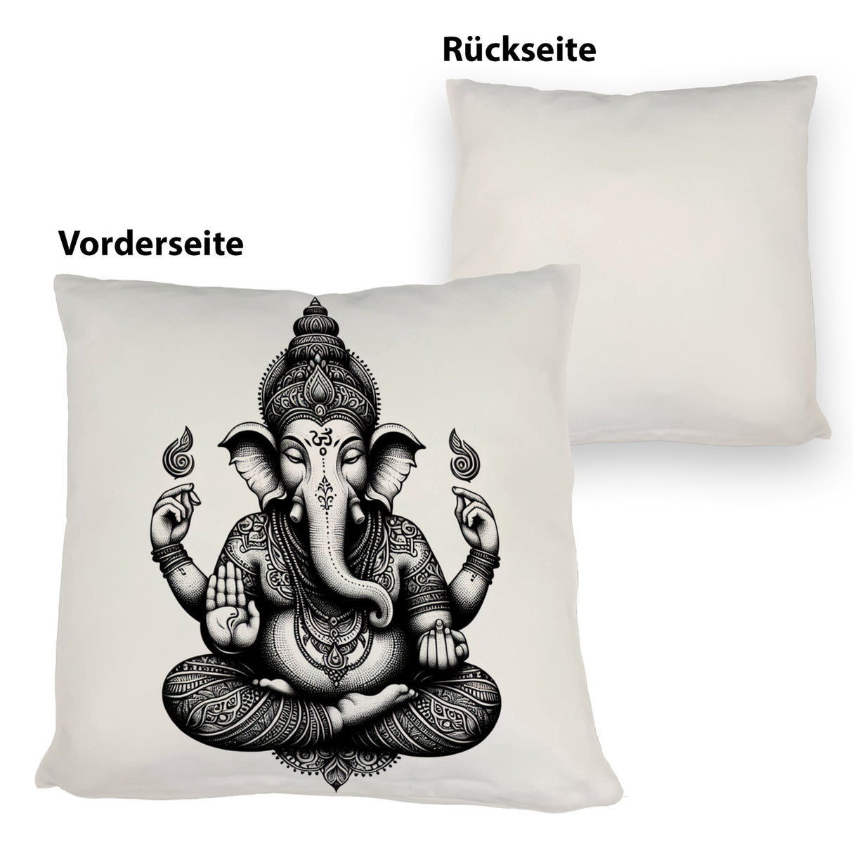 Ganesha Figur Deko Kissen
