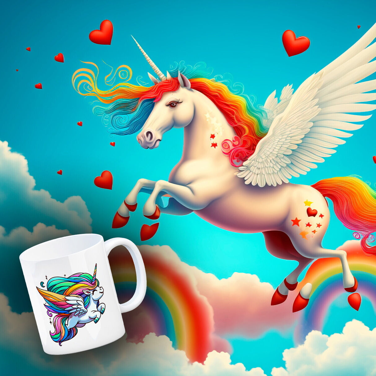 Einhorn Tasse Kaffeebecher