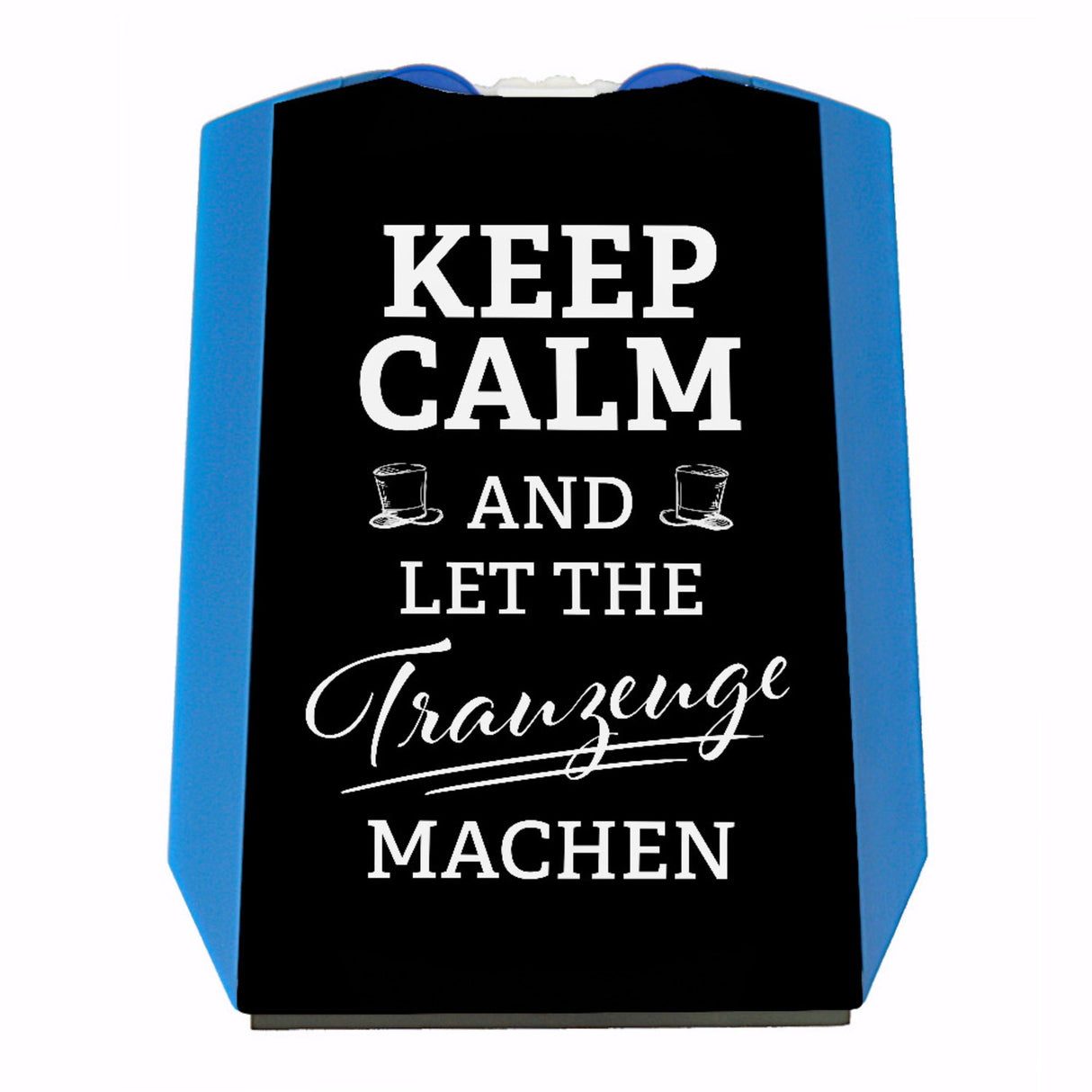 Trauzeuge Parkscheibe mit Spruch Keep calm and let the Trauzeuge machen