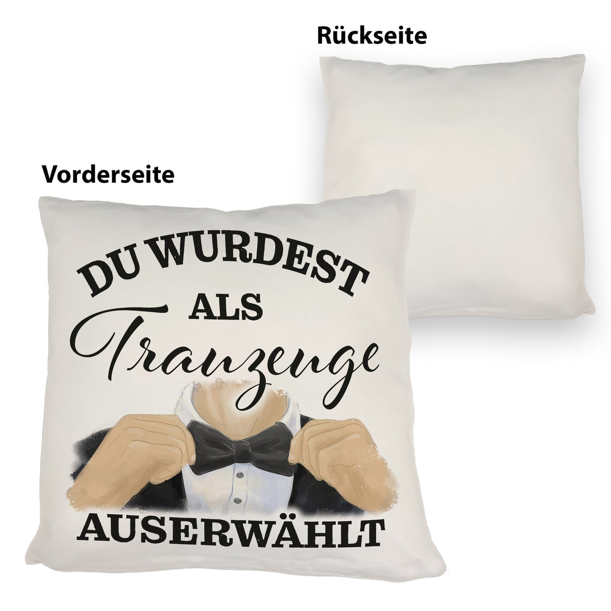 Als Trauzeuge auserwählt Kissen