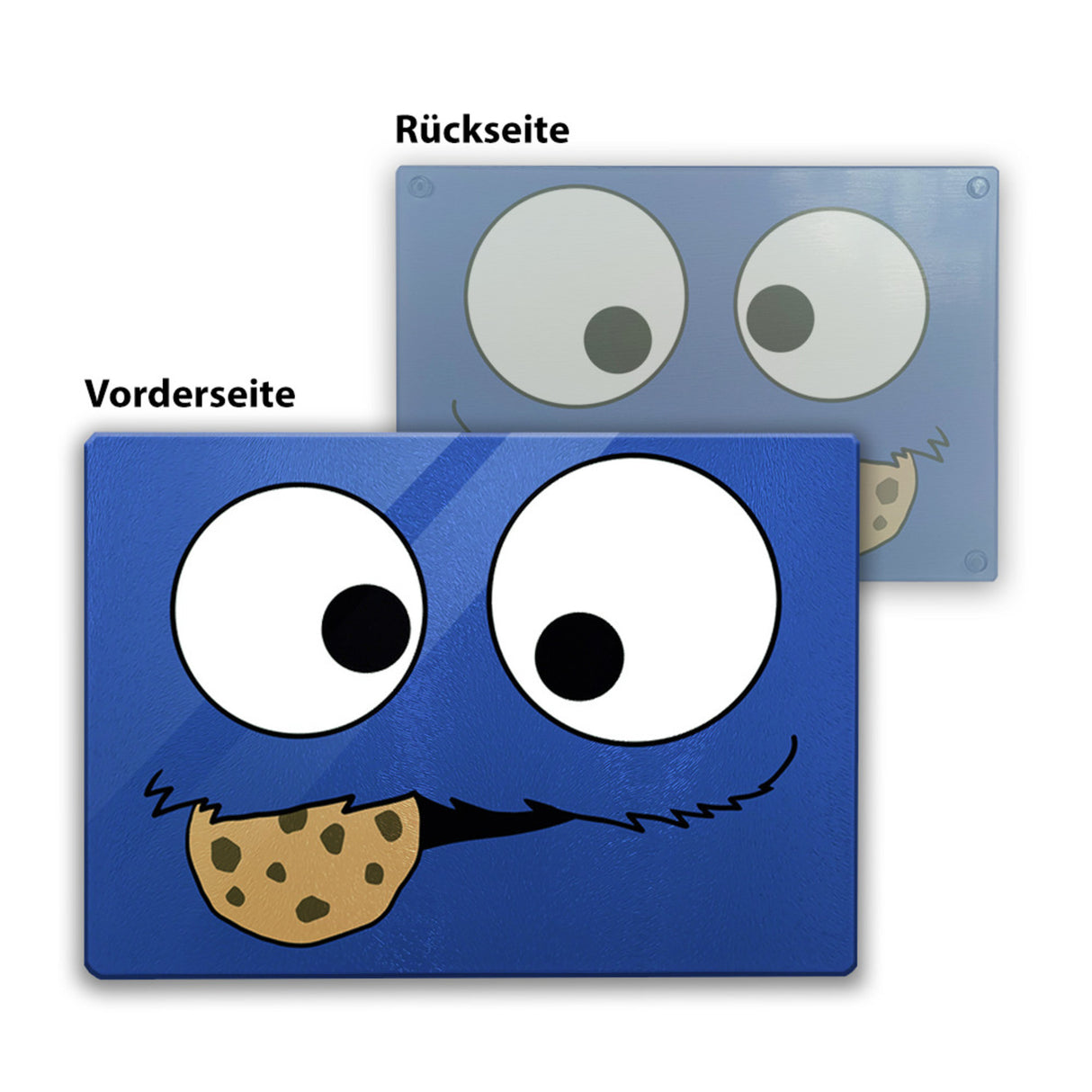 Keks-Monster Schneidebrett aus Glas Glas