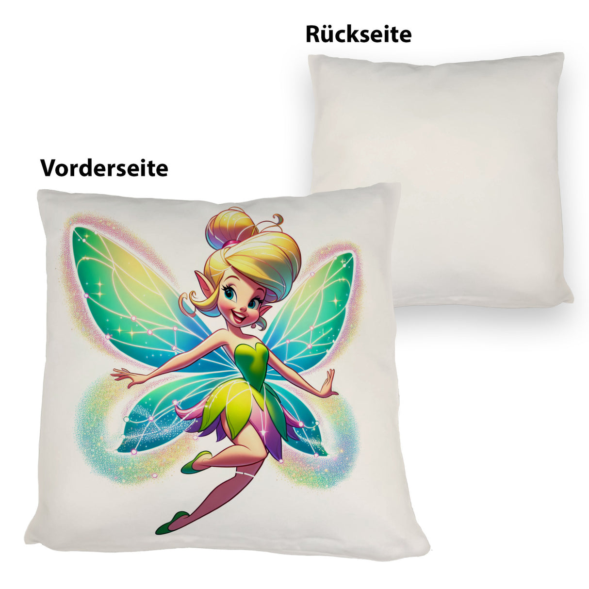 Buntes und niedliches Fee Kissen