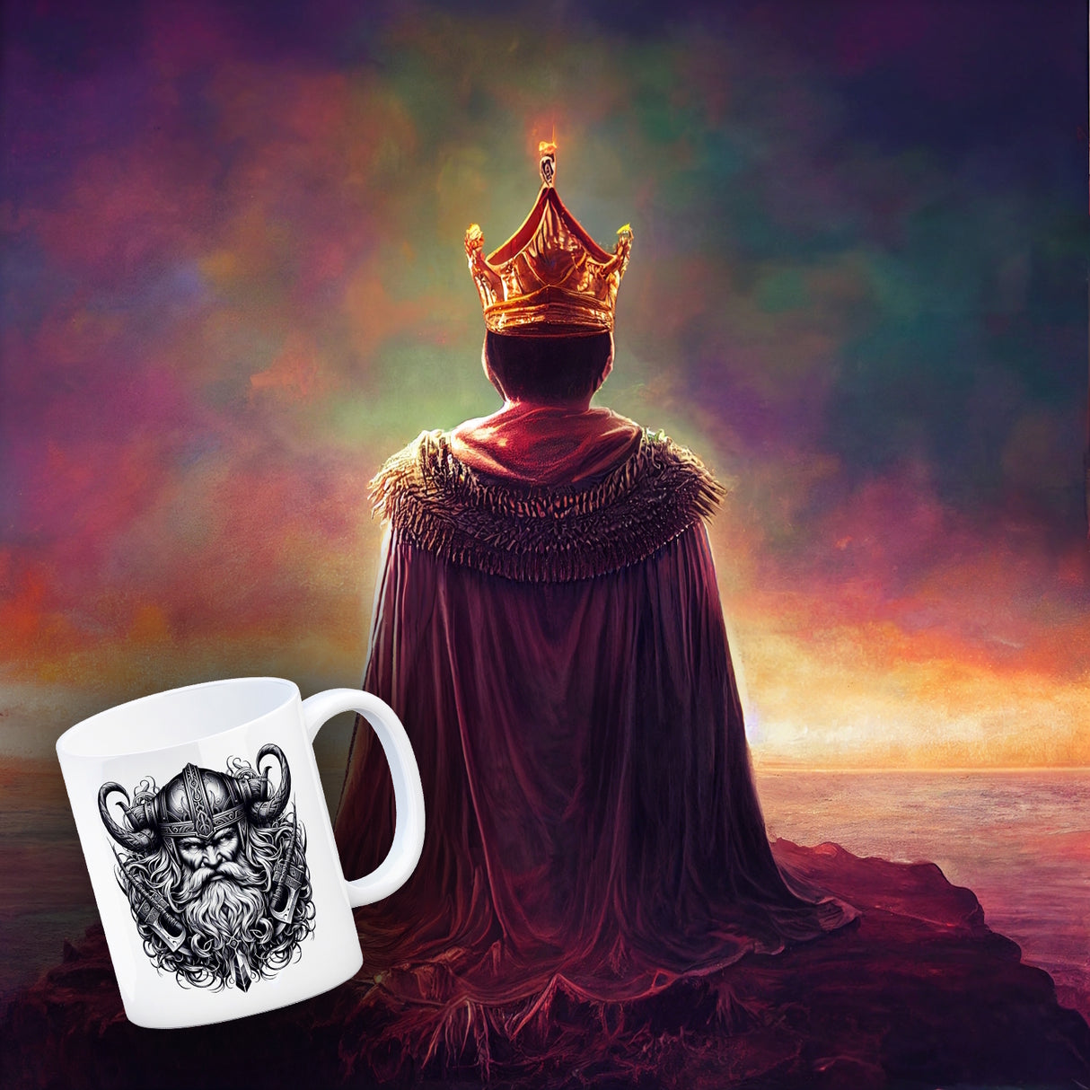 Wikingergott Odin Kaffeebecher