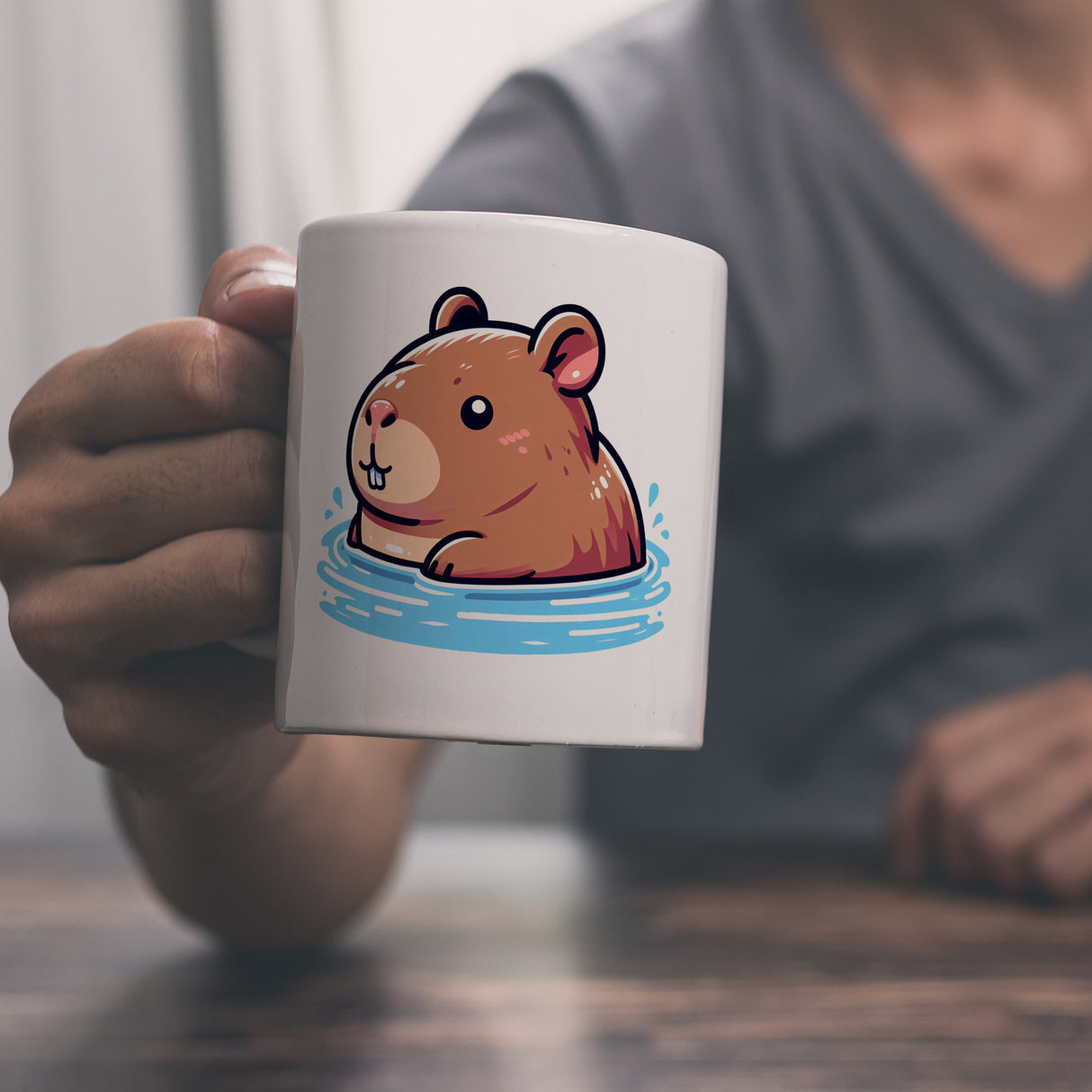 Capybara Comic Kaffeebecher