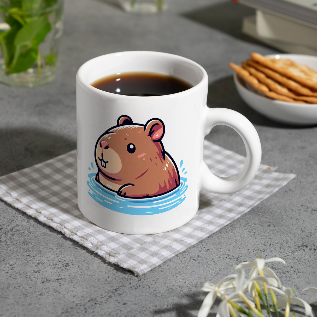Capybara Comic Kaffeebecher