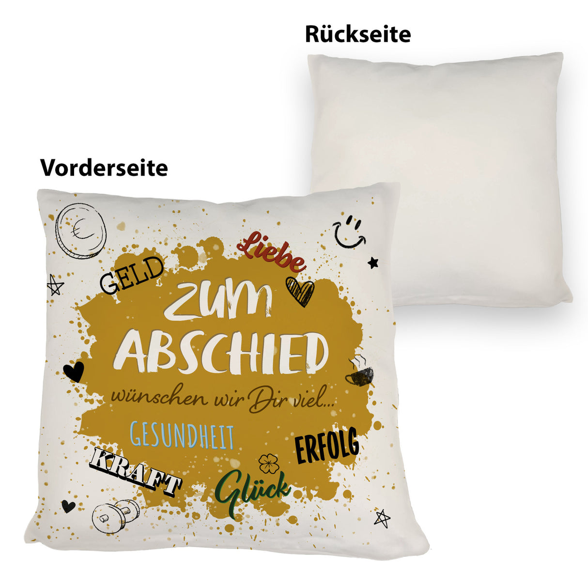 Zum Abschied Wünsche Kissen