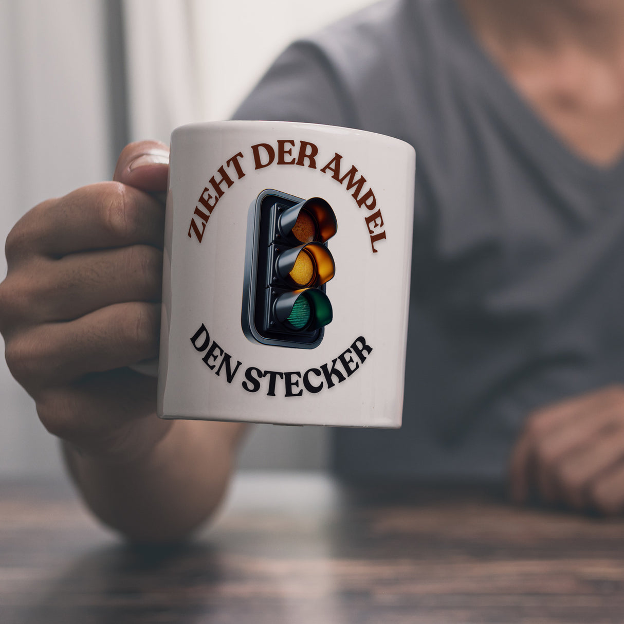Zieht der Ampel den Stecker Kaffeebecher