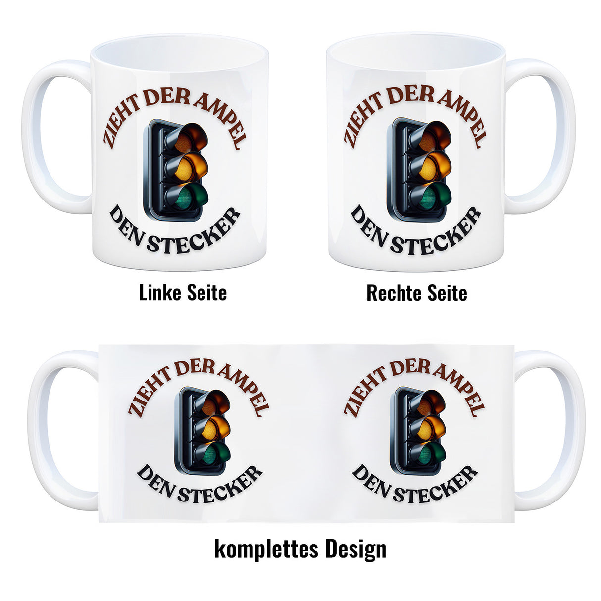 Zieht der Ampel den Stecker Kaffeebecher