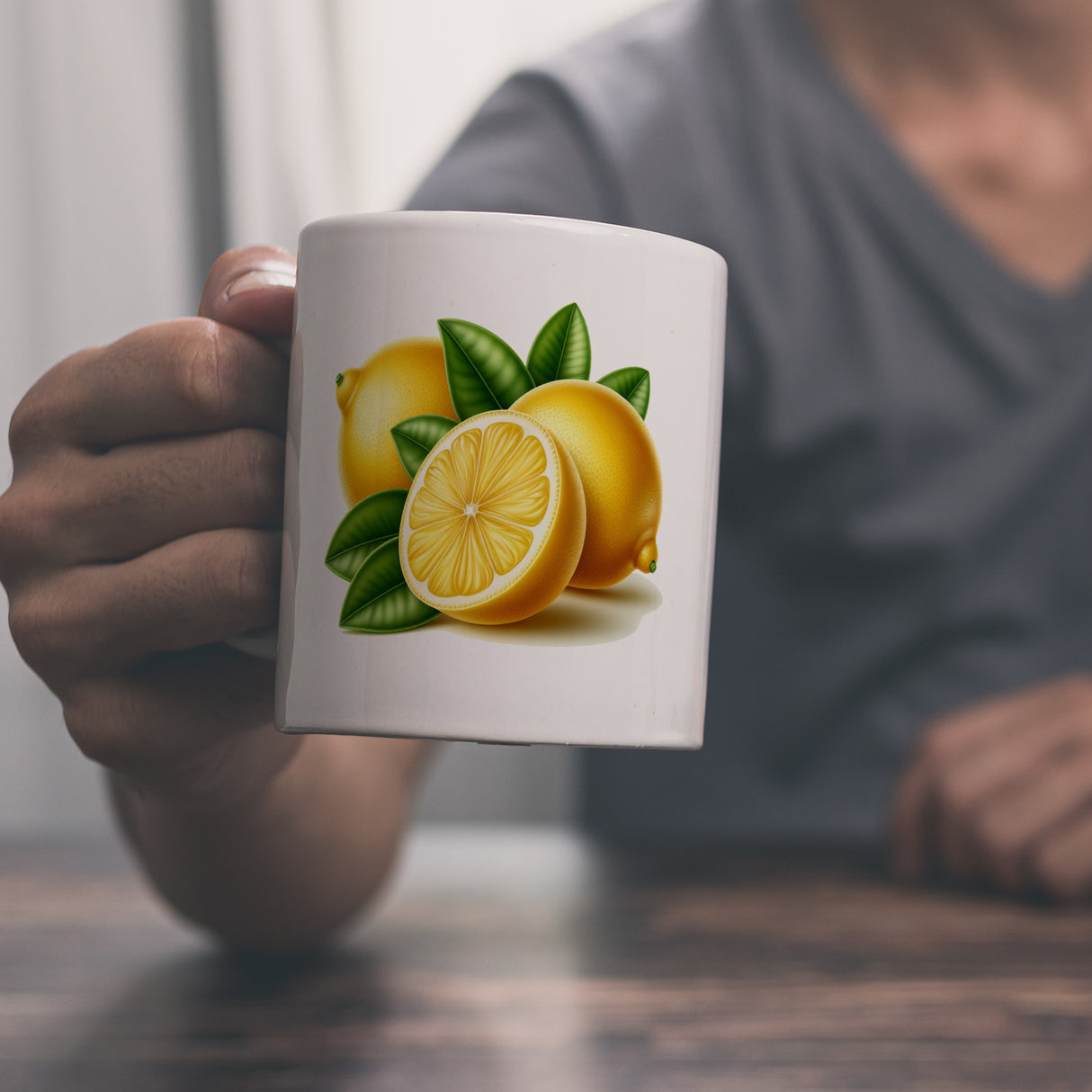 Zitronen Kaffeebecher