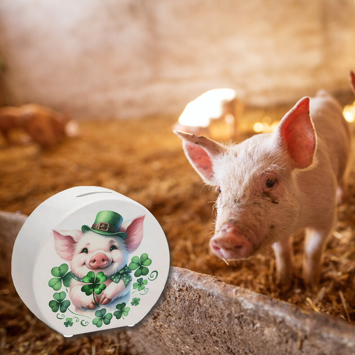 Süßes Schwein das Glück bringt Spardose