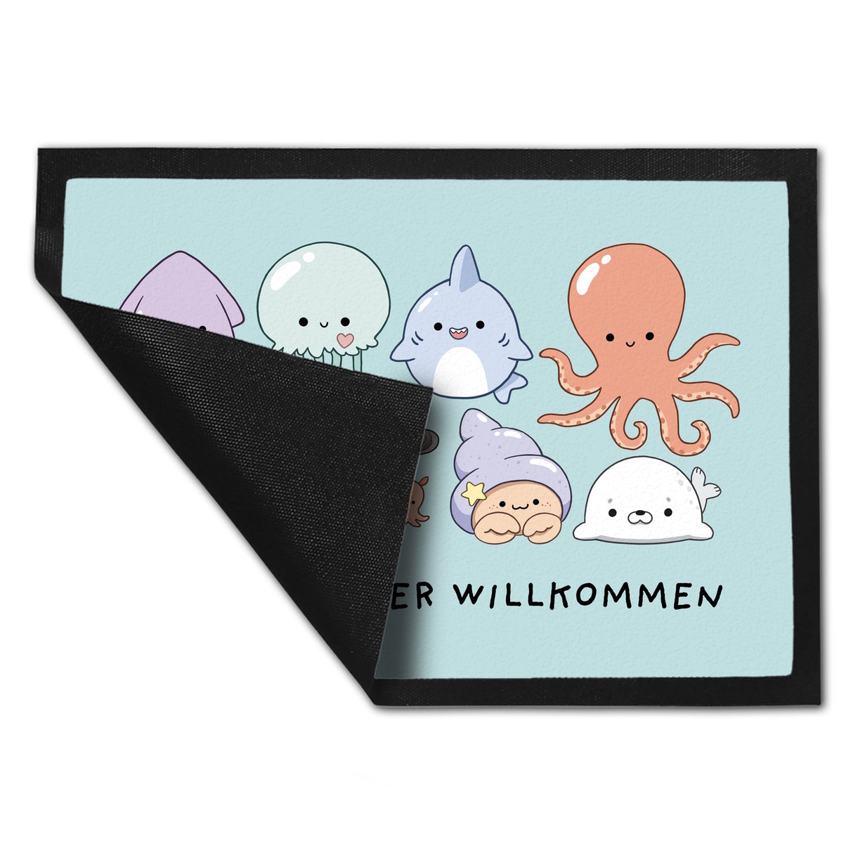 Jelly & Friends Fußmatte in 35x50 cm mit Spruch Hier ist jeder Willkommen
